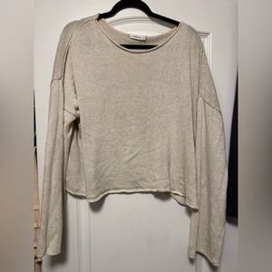 Mod Ref Neutral Cream Knit Top